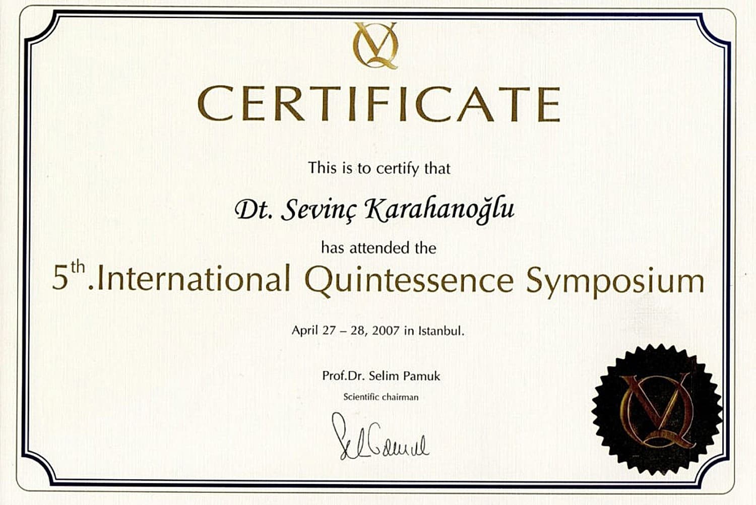 Quintessence 2007 Istanbul